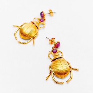 🍋2/$30 New Zara Beetle Earrings
